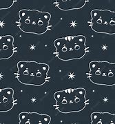 Image result for Black Cat Desktop Cute Doodle