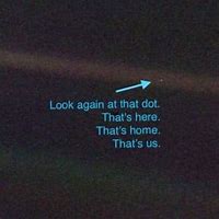 Image result for cosmos carl sagan pale blue dot