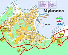 Image result for Mykonos Map Poster