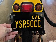 Image result for California Motorcycle License Plate