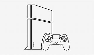 Image result for PS4 Console Drawing