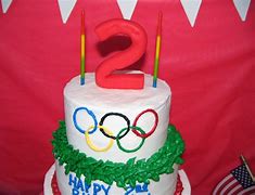 Image result for Olympic Pool Cake