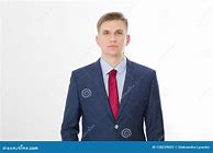 Image result for Blue Suit Red Tie