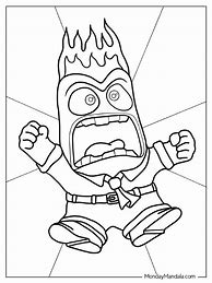 Image result for Inside Out Anger Colouring