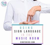 Image result for Music Sign Language