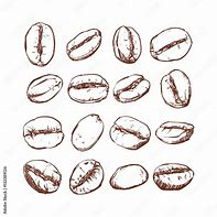 Image result for Coffee Bean BW Vector