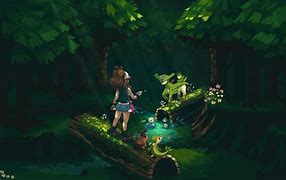 Image result for Nature Forest Background Pixel Art