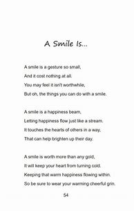 Image result for Smile Poems Poetry