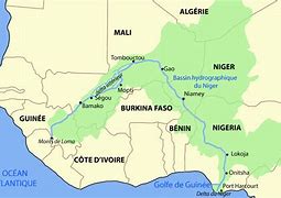 Image result for Nigeria Niger River Map