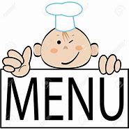 Image result for Blank Menu Clip Art