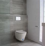 Image result for Floating Toilet in Home Bathroom