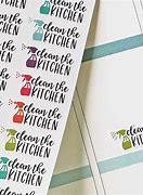 Image result for Cleaning Materials in Kitchen Stickers