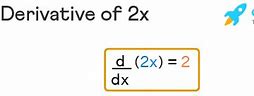 Image result for Derivative of X^2