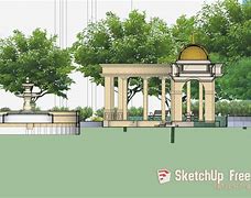 Image result for Landscape SketchUp Drawing Model