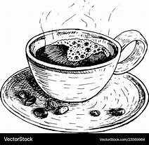 Image result for Enamel Coffee Pot and Cup Sketches