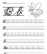 Image result for Cursive Alphabet Letter B