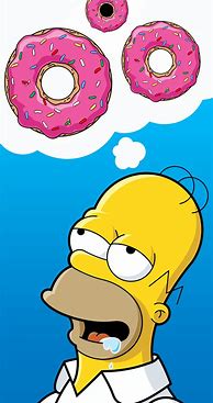 Image result for Simpsons Donuts 1440P Wallpaper