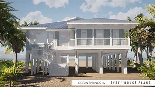 Image result for Florida Beach House Plans