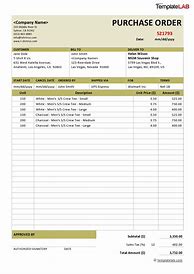 Image result for Purchase List Template