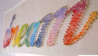 Image result for String Art Wall Art