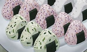 Image result for Onigiri Anime Food