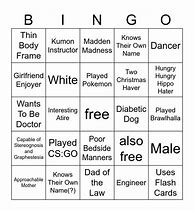 Image result for Slur Bingo