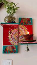 Image result for How to Make Standing Diya