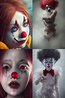 Image result for Creepy Clown Art