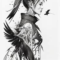 Image result for Raven Symbol Side Profile