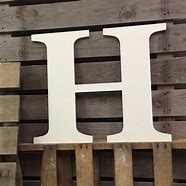 Image result for Rustic Letter H