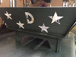 Image result for Flat Plate Knock Down Fire Pit