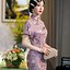 Image result for Chinese Purple Cheongsam