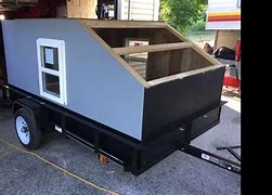 Image result for Homemade Micro Camper Trailer