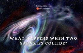 Image result for Galaxies Collide