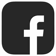 Image result for Facebook Icon Black White