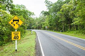 Image result for Slippery Road Sign