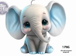 Image result for Baby Boy Blue Elephant Clip Art