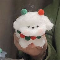 Image result for Plush Aurora Dog with Christmas Hat