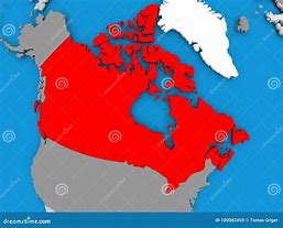 Image result for Canada Map Red