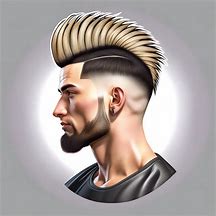 Image result for Long Hair Fade Mullet