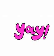 Image result for Yay Sticker GIF