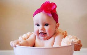 Image result for Cute Baby Girl Bathing