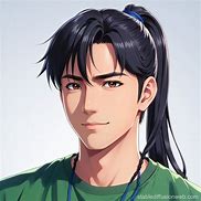 Image result for Blue Anime Guy Smiling