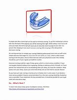 Image result for Obstructive Sleep Apnea Mouthpiece