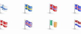 Image result for Norway-Sweden Iceland Flag