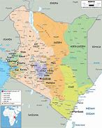 Image result for Large Map of Kenya