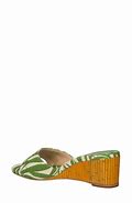 Image result for Mileena Palm Frond Canvas Slide Sandals