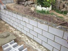 Image result for How to Lay Cinder Block Wall