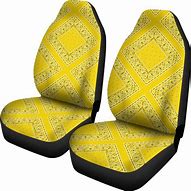 Image result for Yellow Car Seat Covers