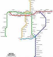 Image result for Santiago Metro Map